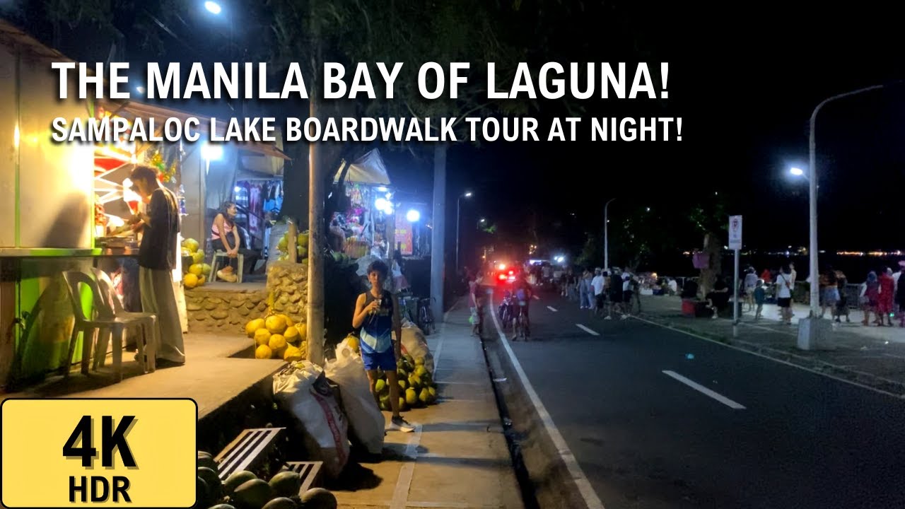 THE MANILA BAY OF LAGUNA! Walking the Sampaloc Lake Boardwalk of San Pablo, Laguna!  | 4K HDR