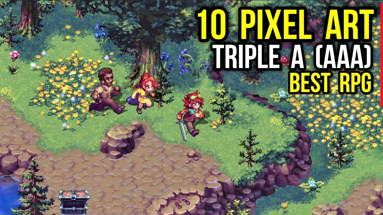 10 лучших пиксельных RPG-игр с графикой «Triple A», в которые можно играть на мобильных устройств...