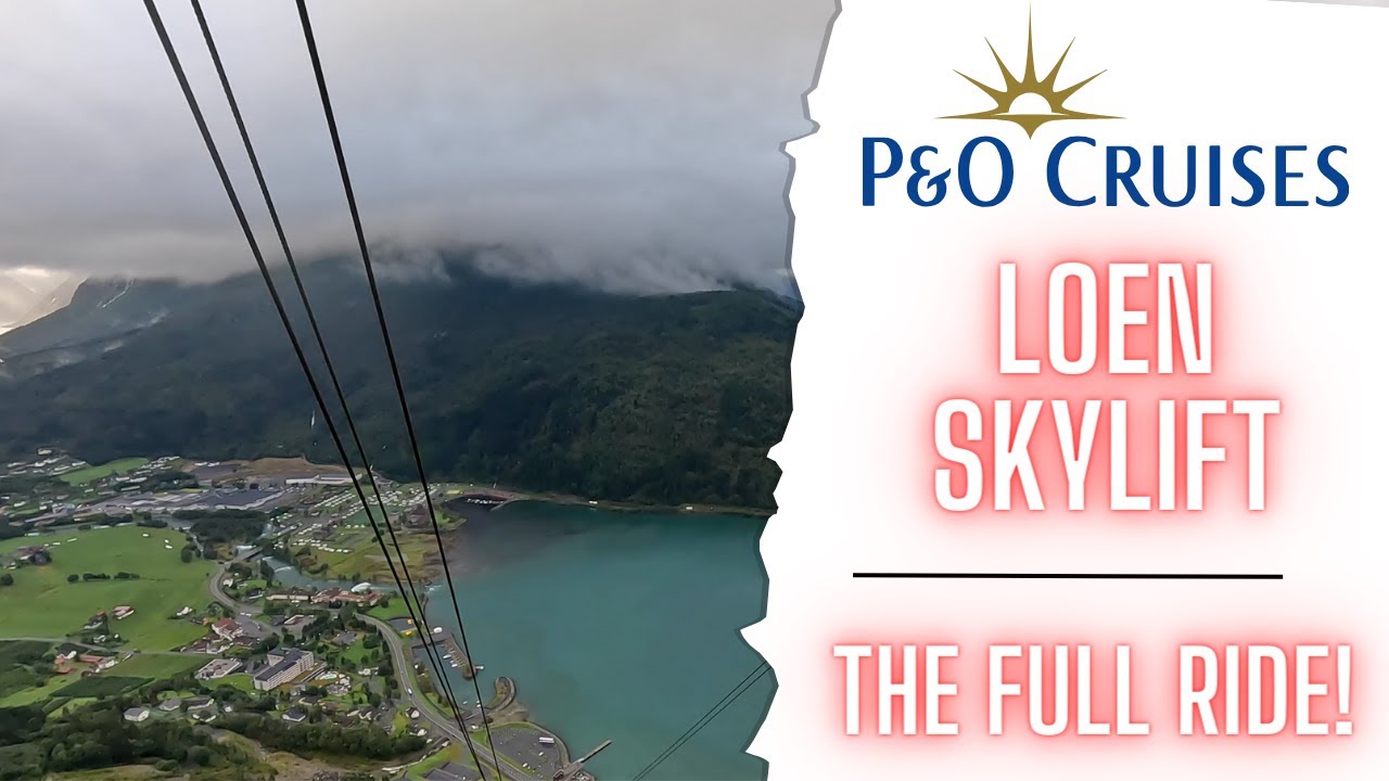 P&O Cruises excursion - Loen Sky Lift - Must Watch! #travel #cruise #norway