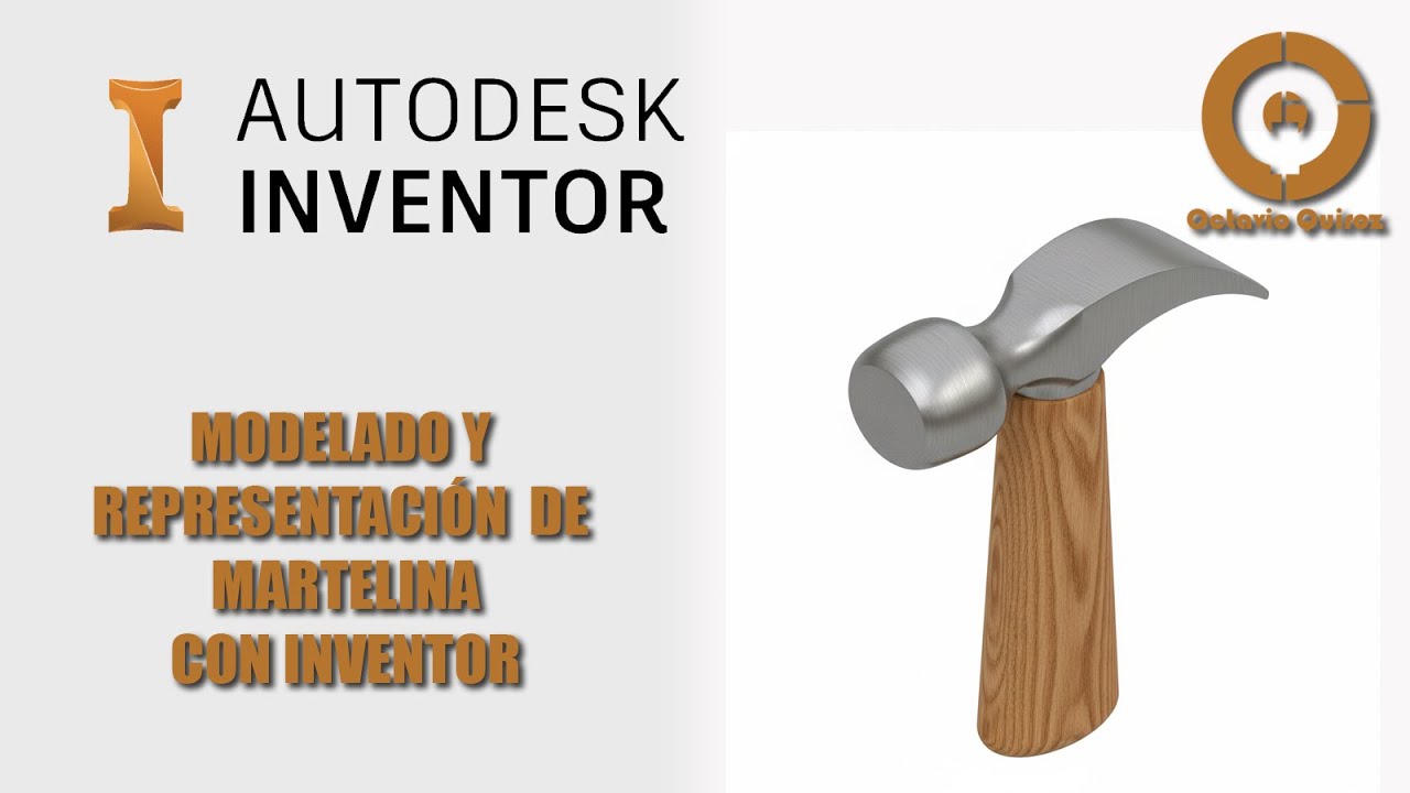 Modeling Hammer Marteline - Martelina  con Inventor