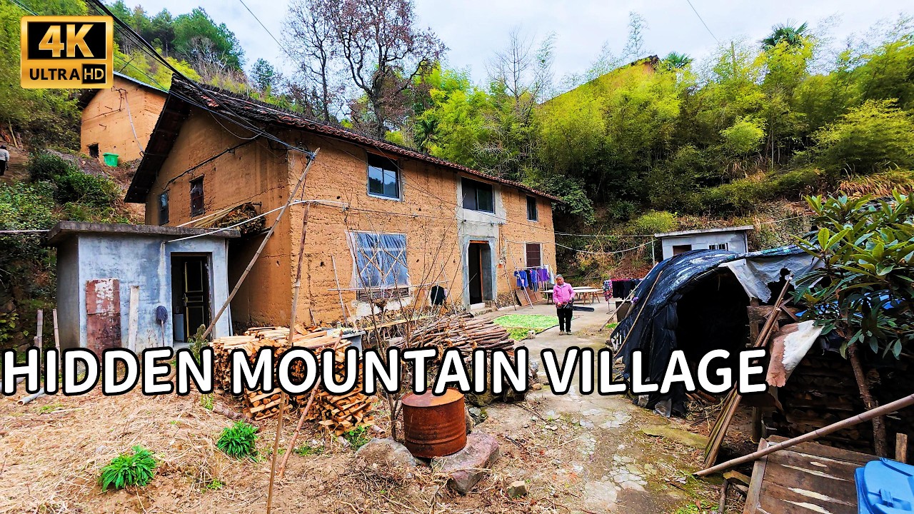A Hidden Mountain Village in China | Quiet Rural Life | 浙江尹源村徒步