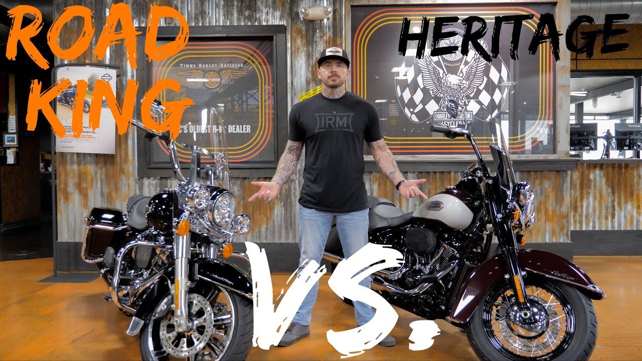 Harley Davidson Heritage против Road King