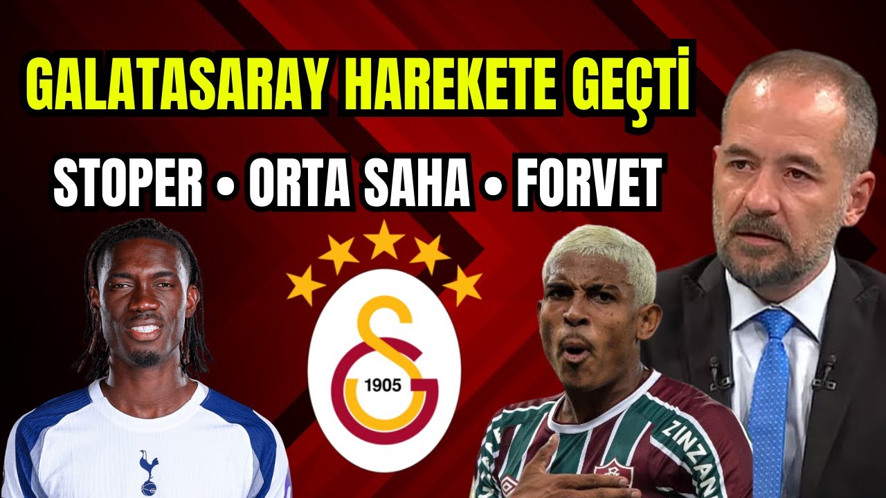 Galatasaray’a 3 Transfer Şart! Stoper, Orta Saha, Forvet – John Kennedy & Bissouma Gündemde
