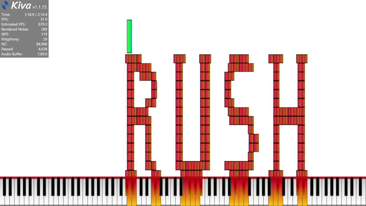 [Black MIDI] Rush D (Han SeRin's version) (what is with this FPS)