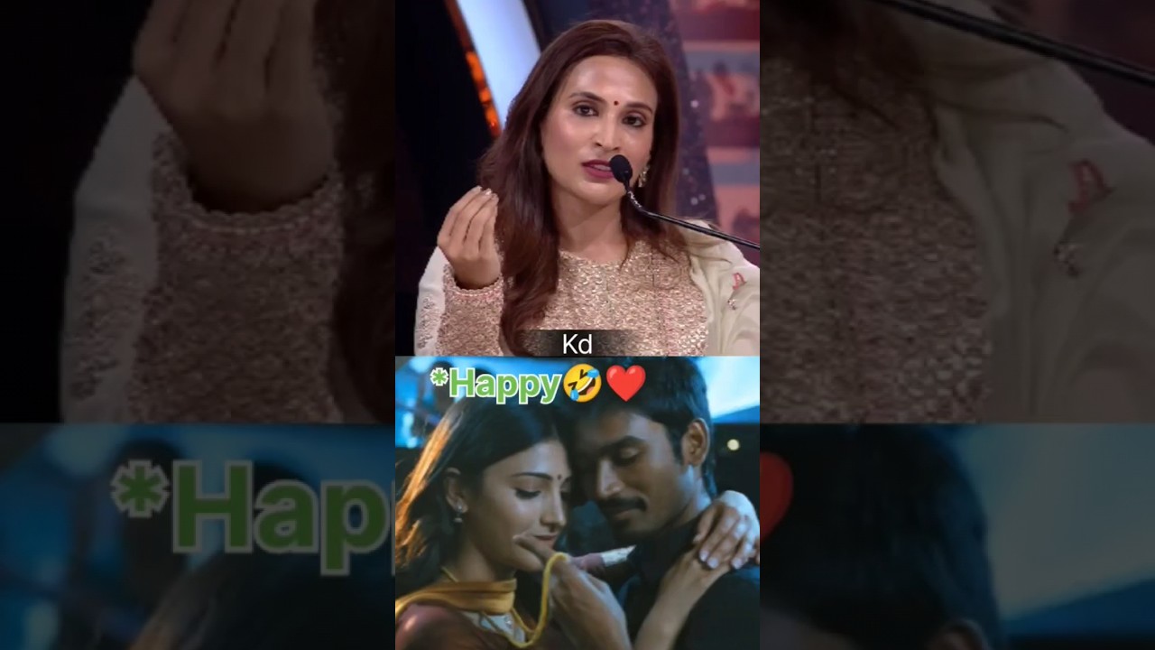 என்னம்மா நீங்க🤧😩 3 movie songs content ah பாதிச்சதா🤣😂 |Kdvoiceover| #shorts #dhanush #song