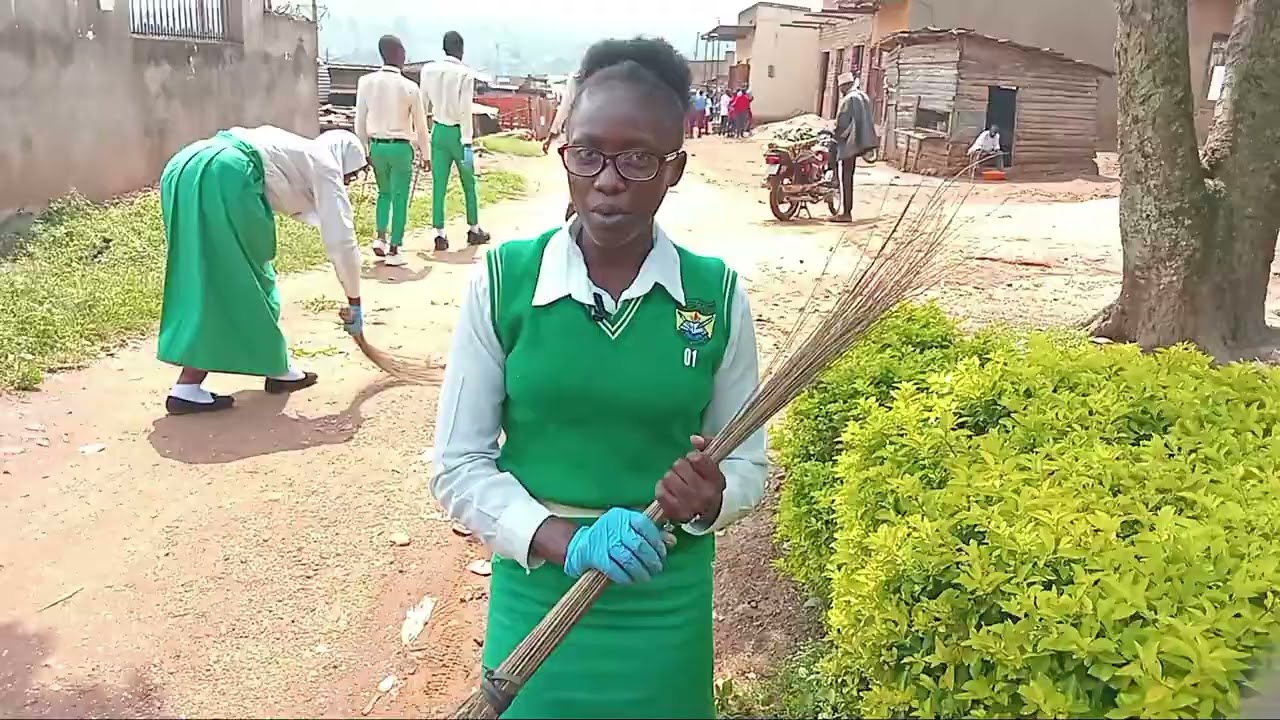 WEST END MODERN SS - NYAMUNUKA HOLDS A HEALTH CLEAN DRIVE