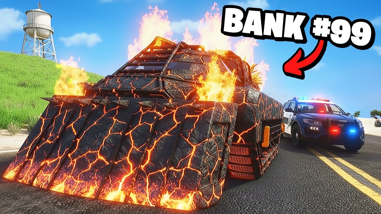 Robbing Banks With Craziest Cars in GTA 5!