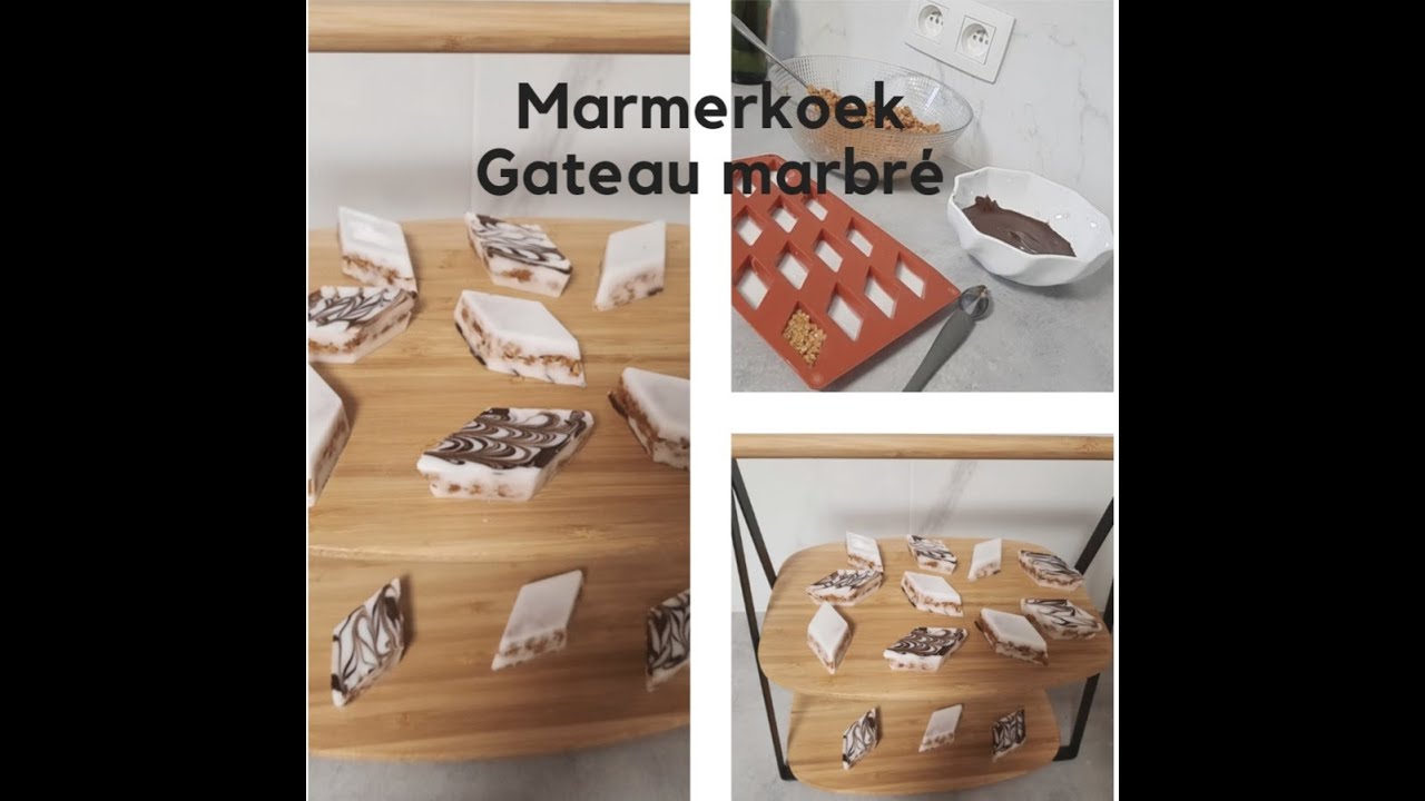 Marokkaanse marmerkoek/Gateau marocain marbré