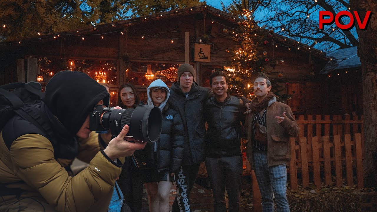 Christmas Street Photography in Geneva (First Person POV)