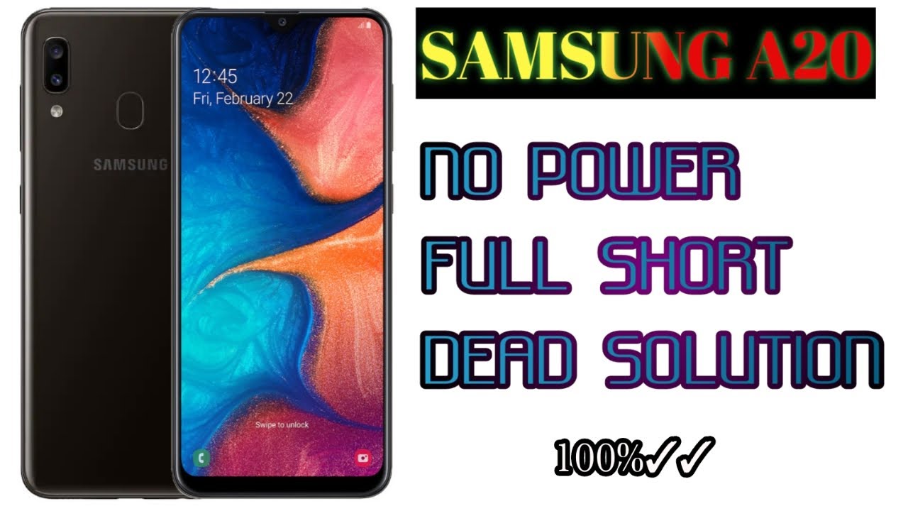 Samsung A20 no power ,Sinhala /Samsung A20 dead problem solution/sinhala