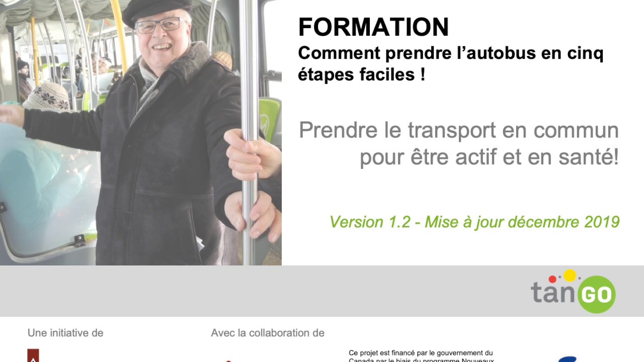 Formation - Comment prendre l'autobus en cinq étapes faciles !