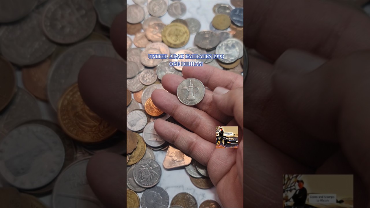 COIN COLLECTING: UNITED ARAB EMIRATES 2005 ONE DIRHAM #coinsworthmoney #treasuresearch #coin #dirham