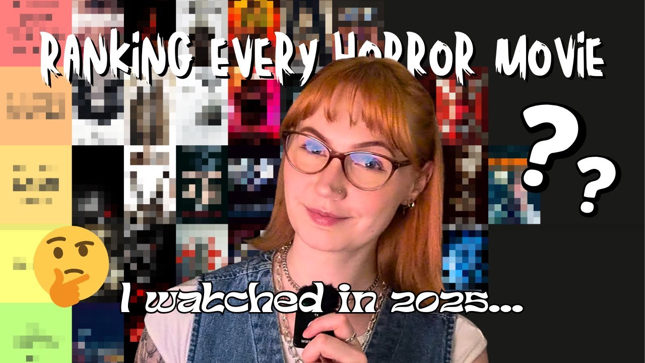 The BEST and WORST horror movies I watched in 2025 😱 I ranked every, single movie 🍿
