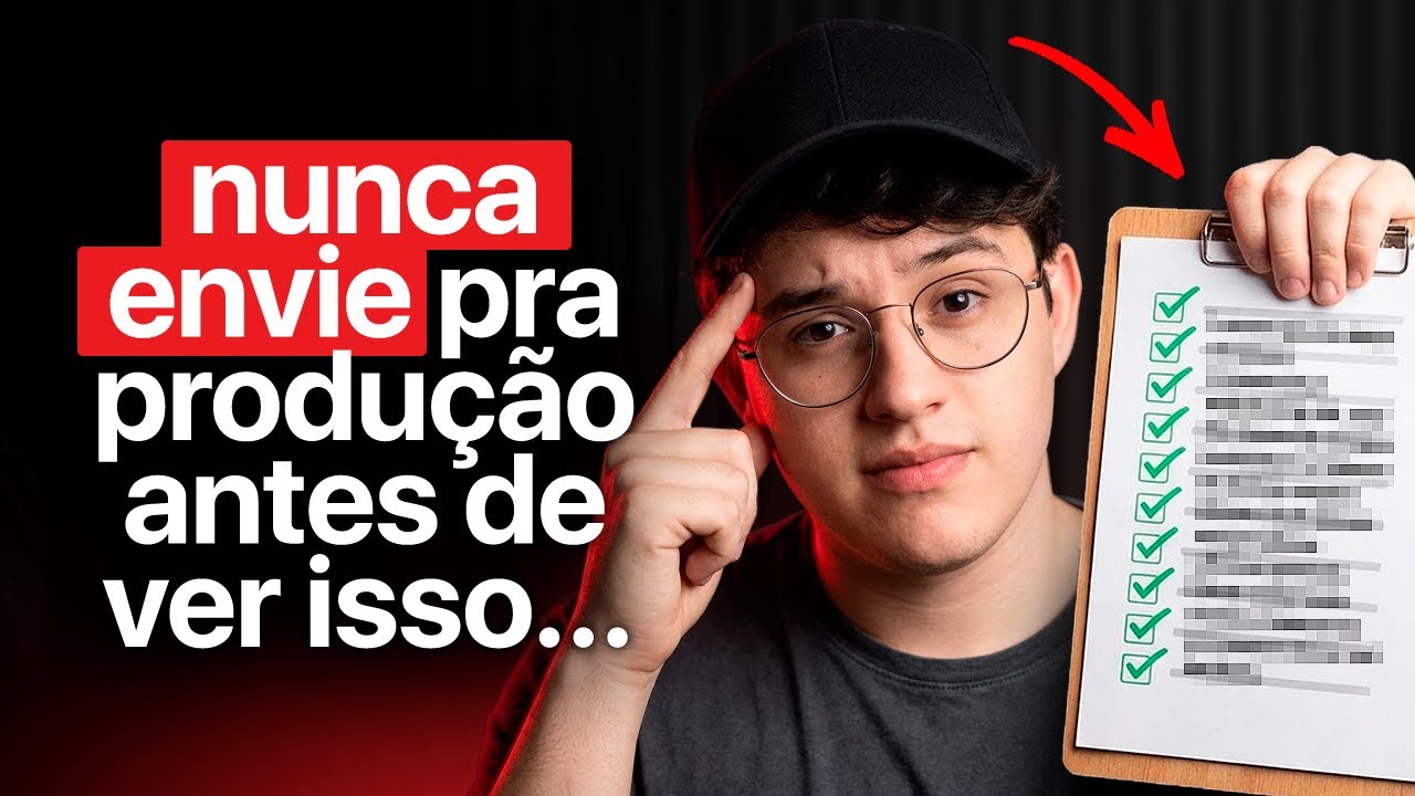 CHECKLIST para enviar seu CÓDIGO para PRODUÇÃO