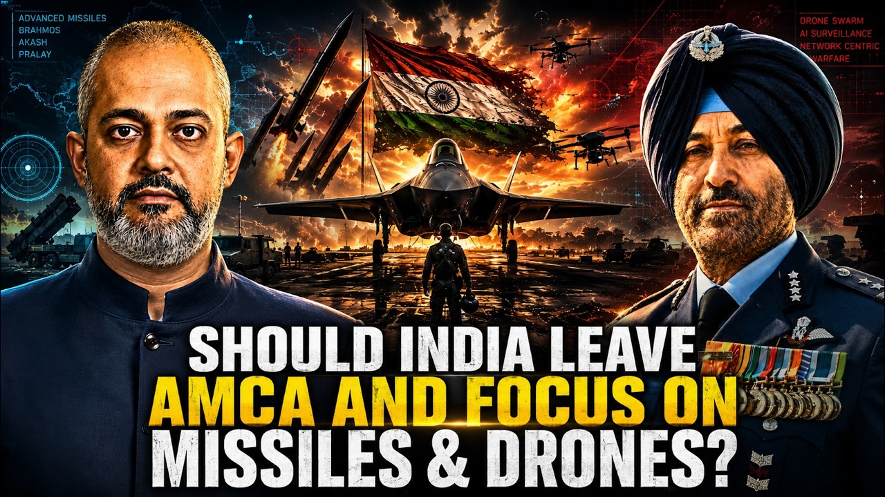 AMCA vs Missiles & Drones, AMCA Jet Engine Plan, Indian Air Force I Air Marshal Bedi, Aadi
