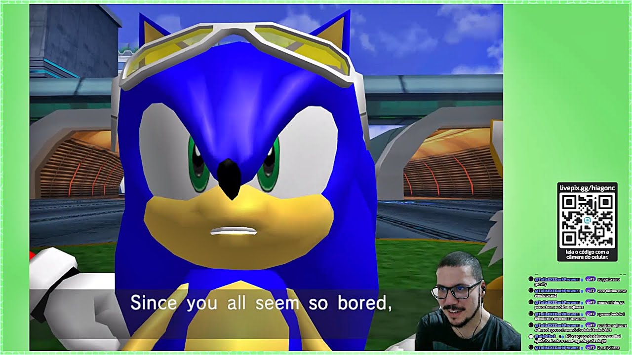 Jogando Sonic Riders Pela Primeira Vez!