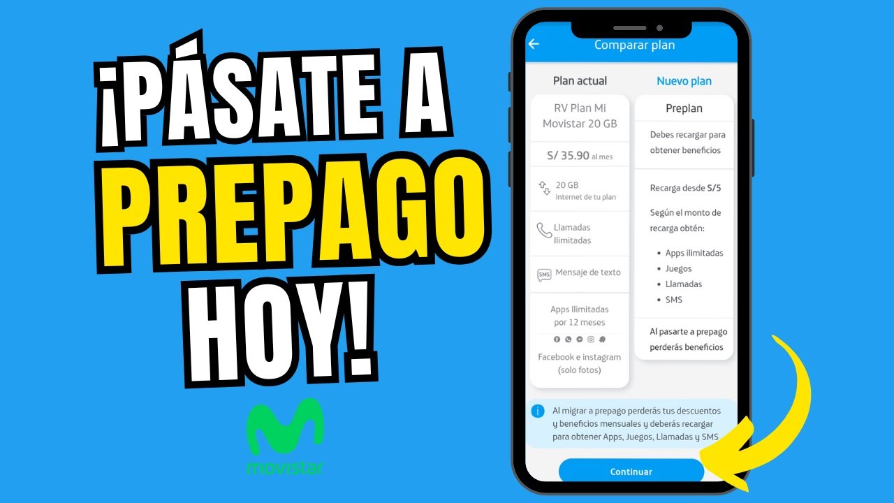 Cambia de Postpago a Prepago en MOVISTAR [Paso a Paso 2025] 📱 ¡Hazlo en Minutos!