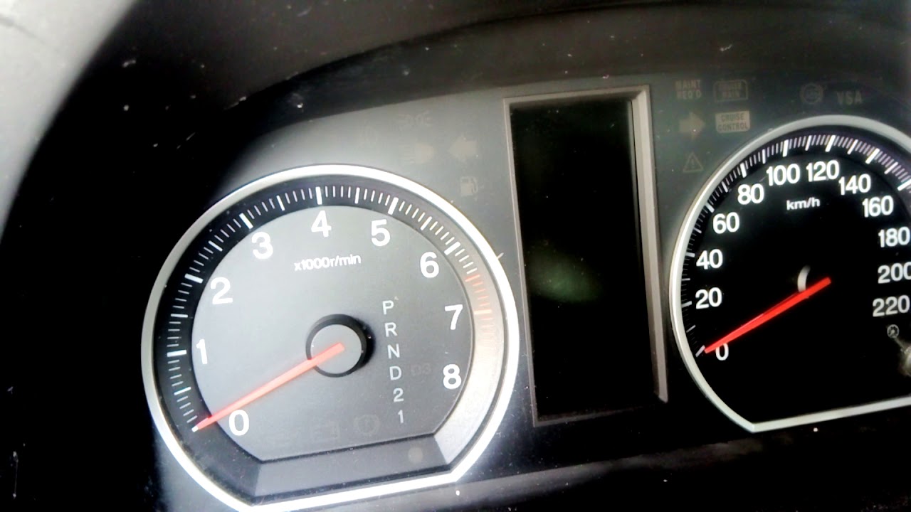 Borrar testigo de servicio requerido honda crv 2007