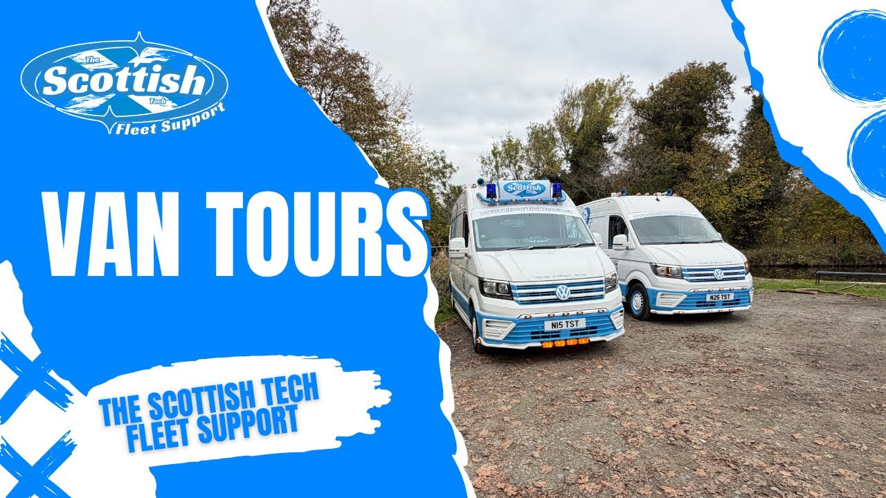 Inside Our Mobile Service Vans! Full Walkaround + Before & After | The Scottish Tech Fleet Support