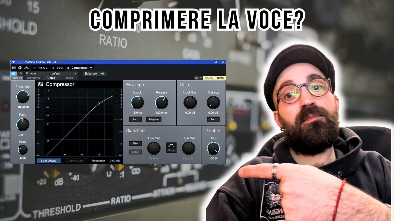 Come si usa un COMPRESSORE | compressione FACILE Voce | Tutorial MIX PRO