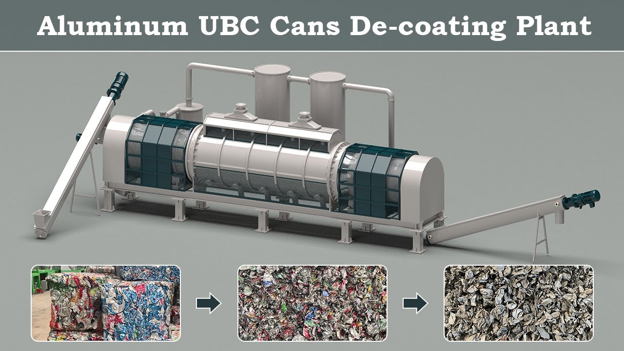 Aluminum UBC De-coating Plant | Aluminum Delacquering Furnace