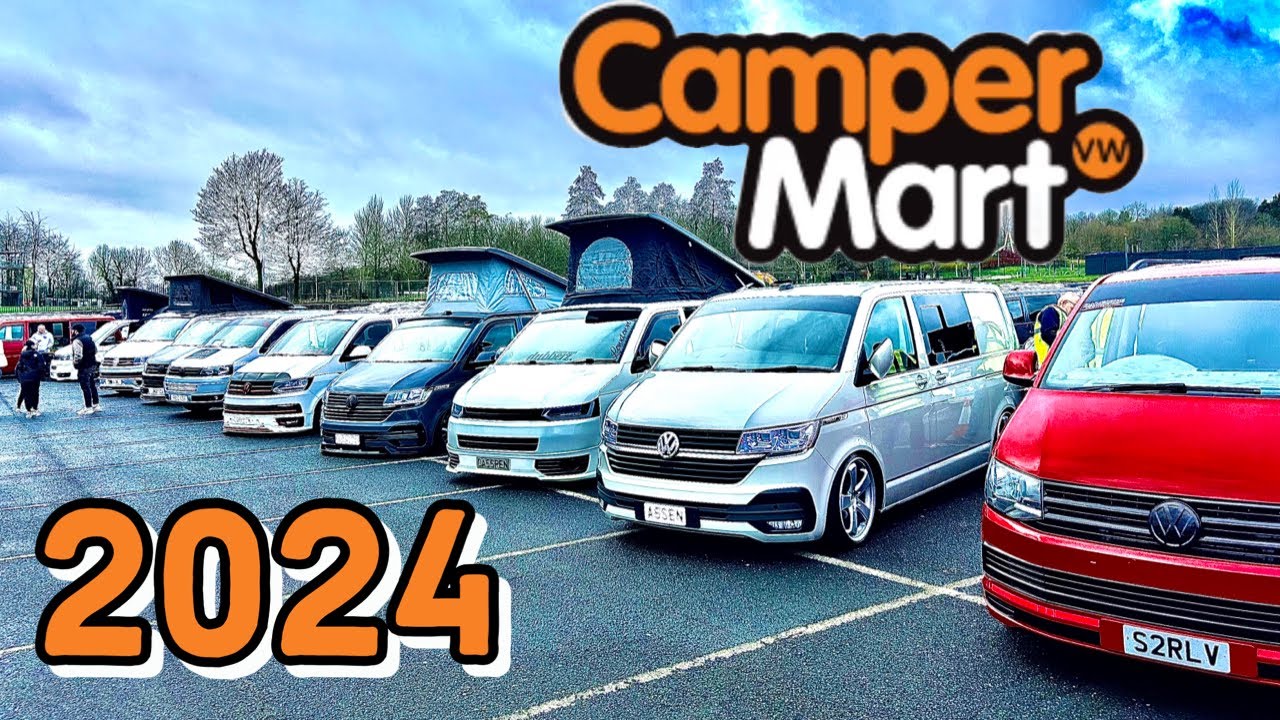 Camper mart 2024 Indoor VW Show with insane ModifiedT5, T6, Beetle, Bay, Split screen