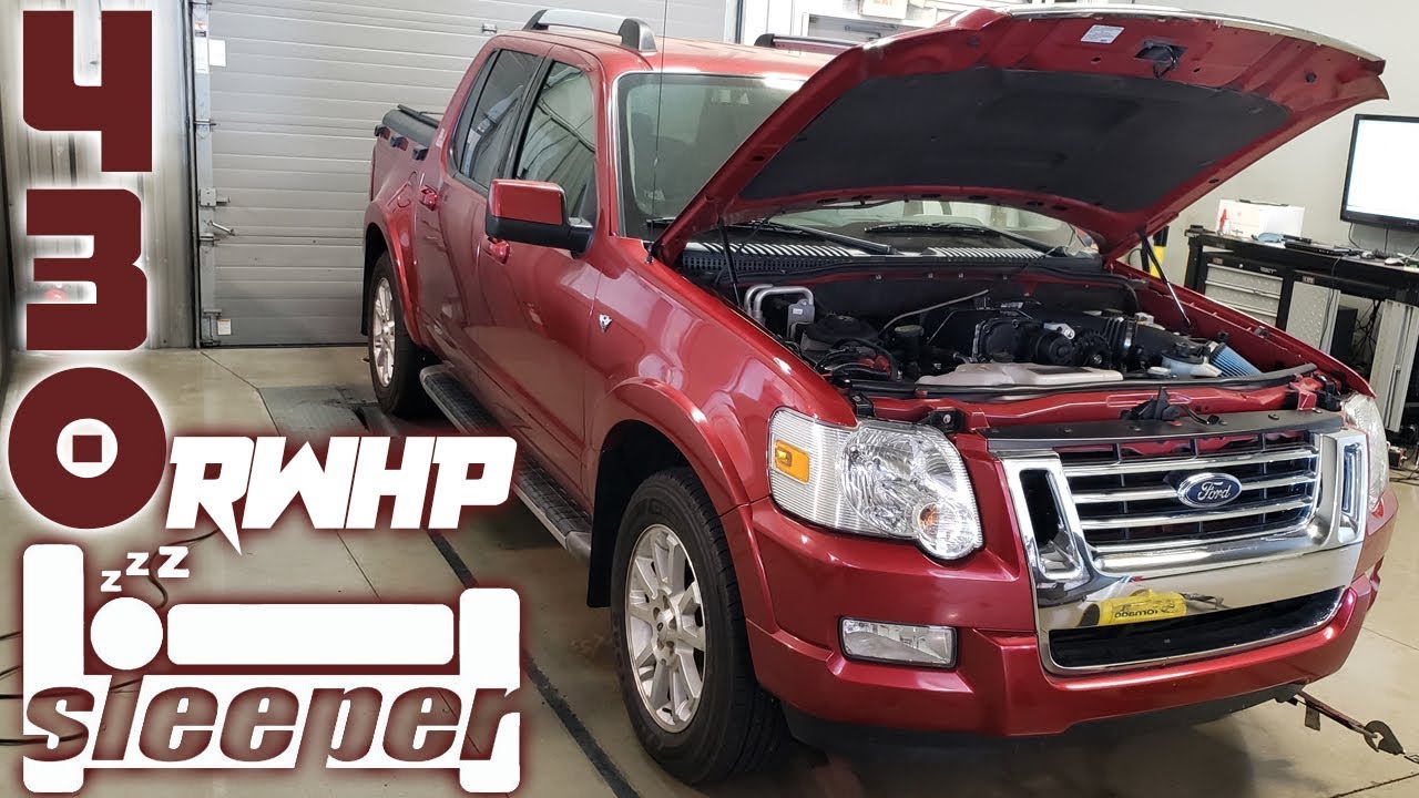SUPERCHARGED Sleeper (FORD SPORT TRAC) Brenspeed Roush Conversion Stryker Stage 2 Package Dyno