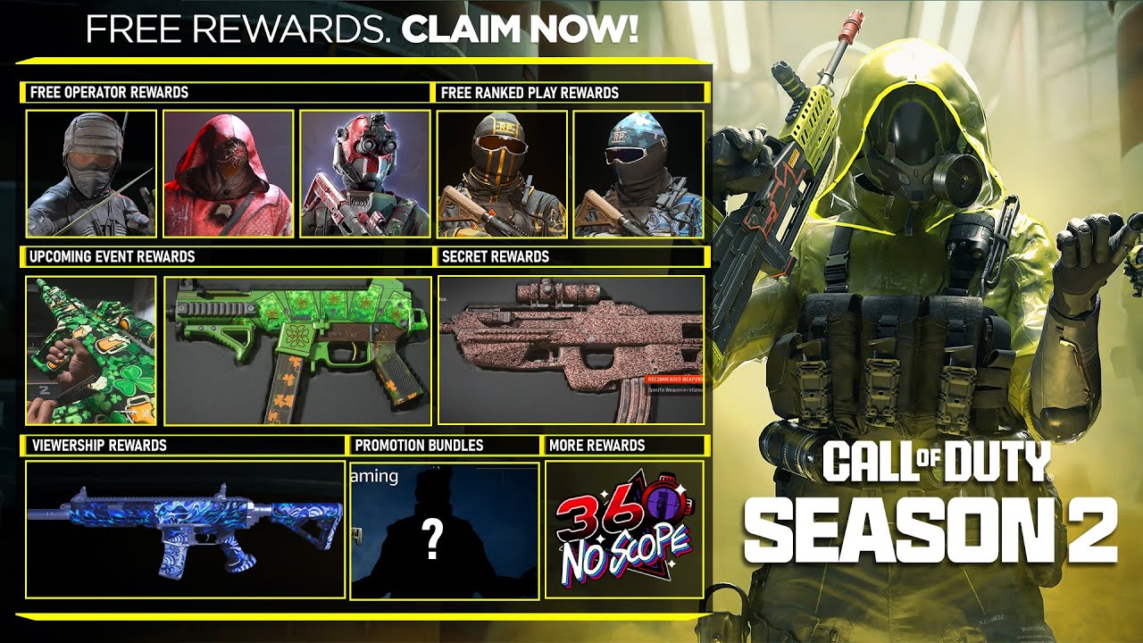 ALL 150+ FREE MW3 SEASON 2 REWARDS! (FREE Operators, Camos, & More!) - Modern Warfare 3