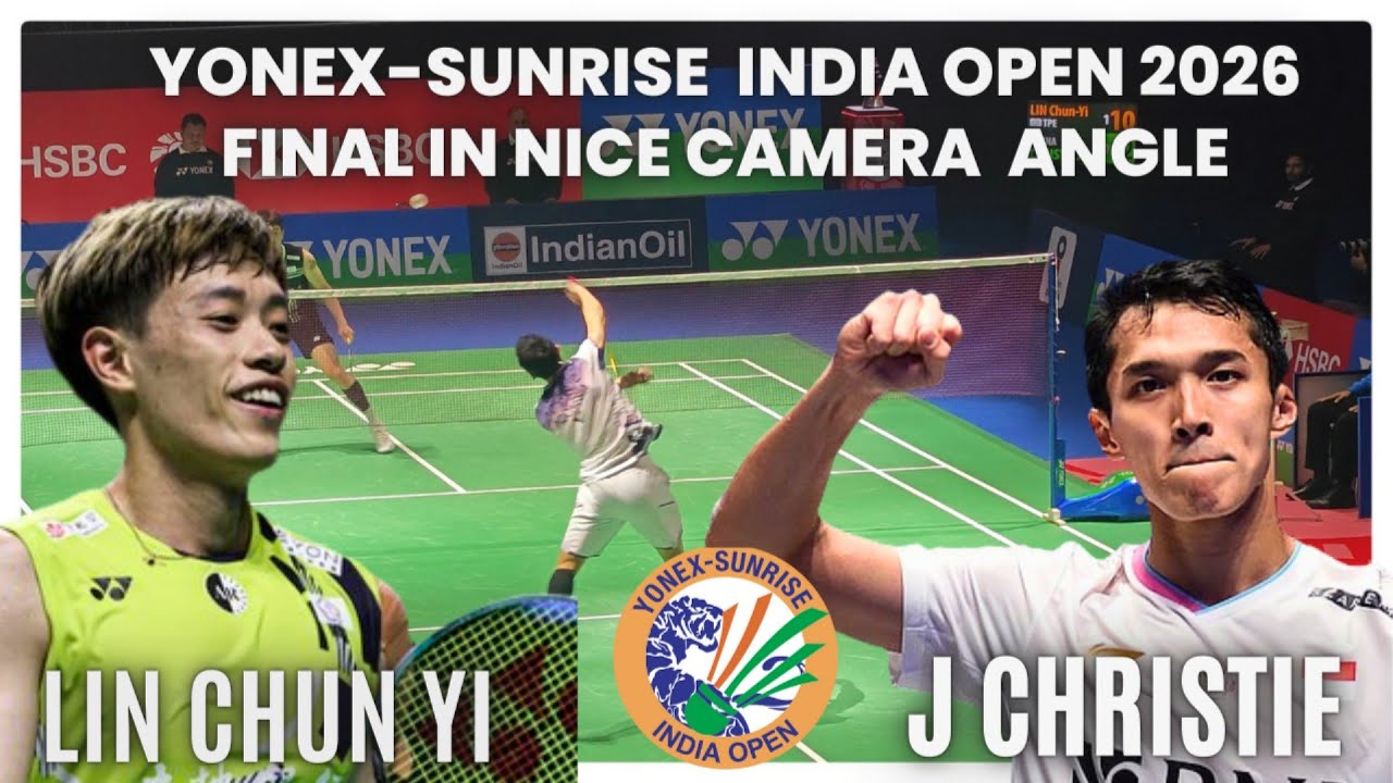 UNBELIEVABLE SPEED! 😱 LIN CHUN YI STUNS JOJO IN 38 MINUTES | INDIA OPEN 2026 FINAL HIGHLIGHTS