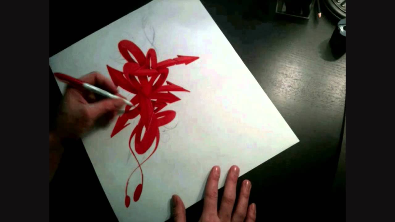 3d Graffiti Sketch 