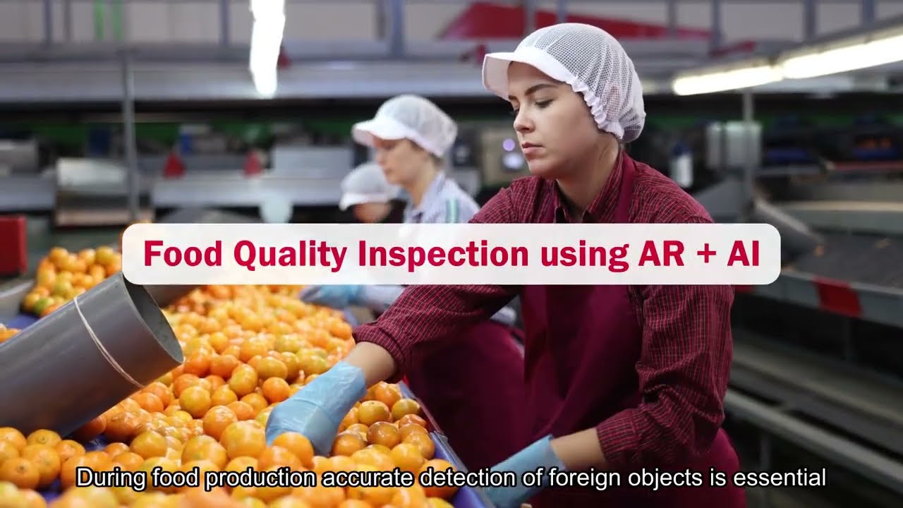 Food Quality Inspection Using AR + AI | META-aivi for Quality Control