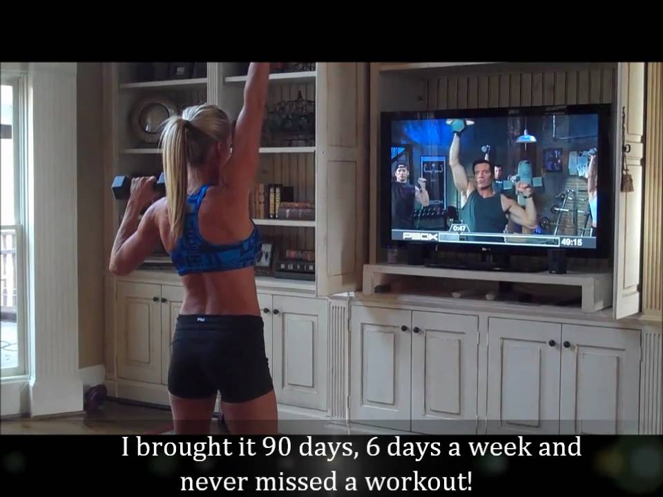 Monica's P90X Transformation! Best Women's Results!
