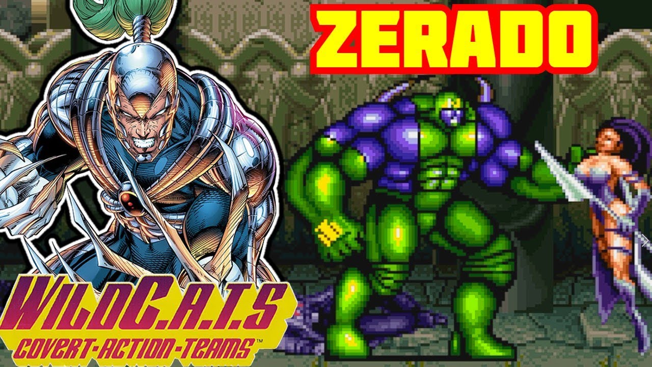 Jim Lee's Wild CATS - ZERADO - Super Heróis desconhecidos no SNES !
