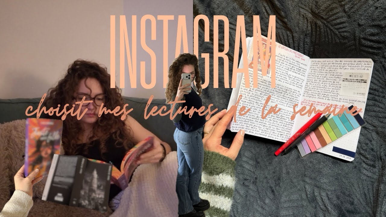 READING VLOG - Instagram choisit mes lectures de la semaine 📚