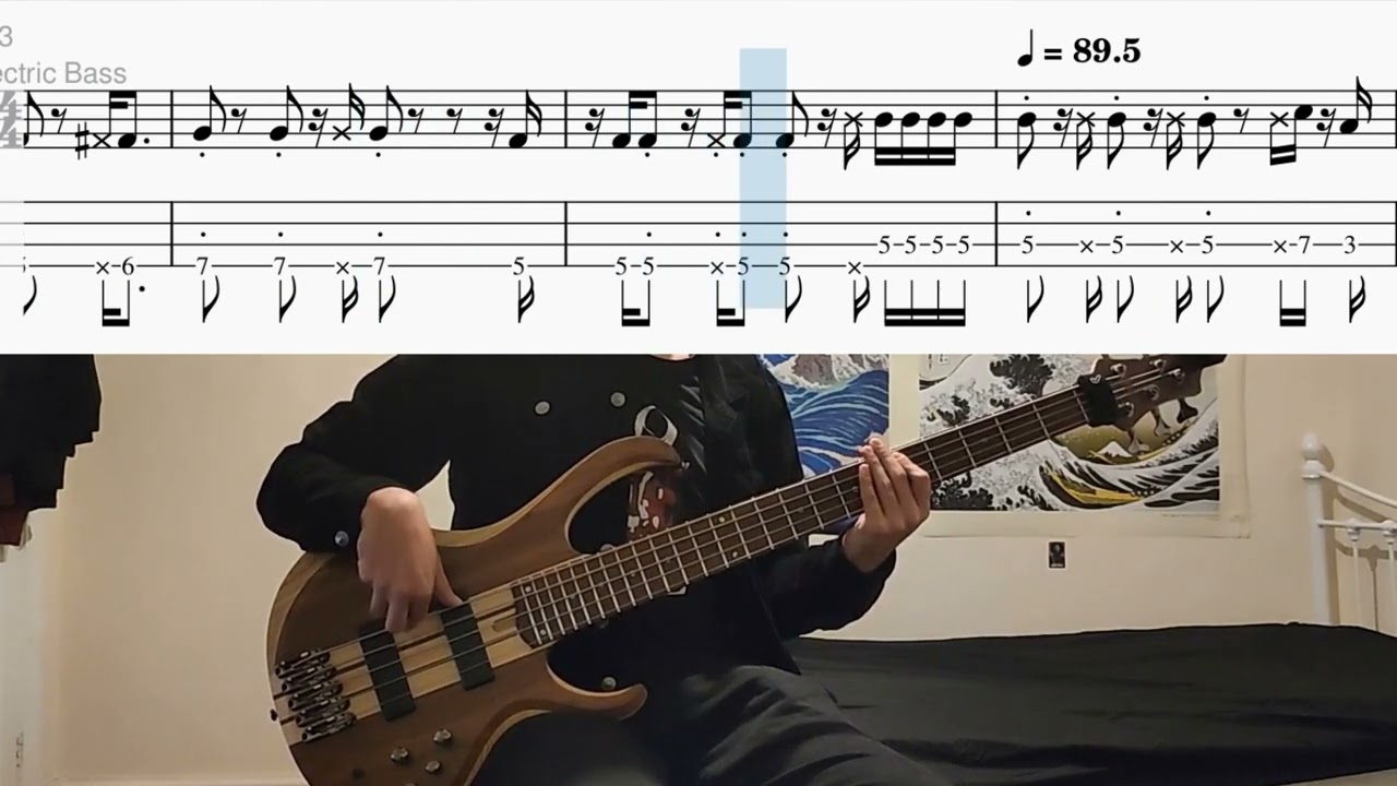 Vulfpeck - Back Pocket - Bass Cover (Tab and Notation in Video)