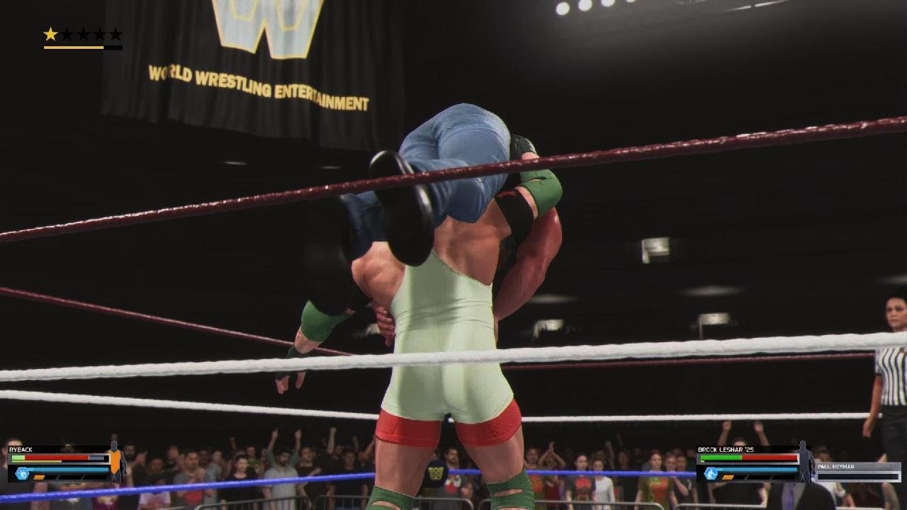 WWE 2K25 Brock Lesnar VS Ryback WWE United States Championship