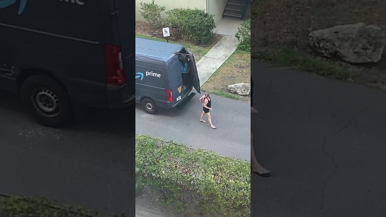 Amazon Driver Fired After Woman Seen Exiting Delivery Van in Florida
