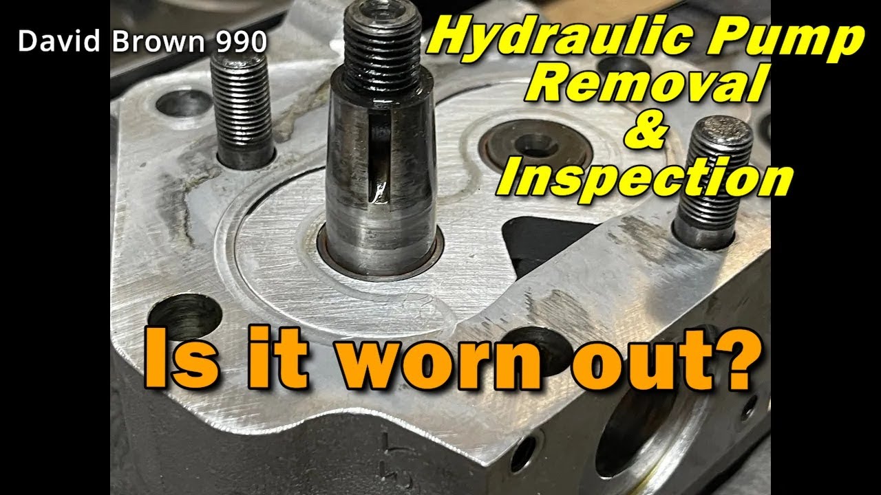 Is it just old and worn out? | Hydraulic Pump Inspection | David Brown 990 #5