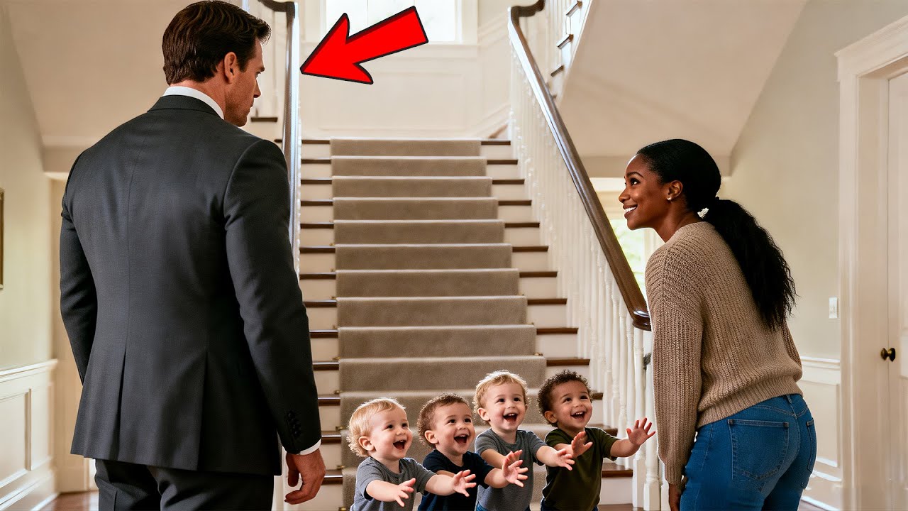 Silent QUADRUPLETS Of A BILLIONAIRE—The NEW NANNY’S ACT Stops Him COLD