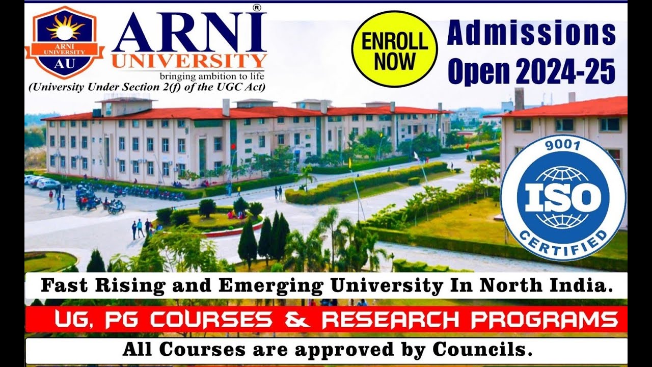 ARNI UNIVERSITY &ndash; BEST UNIVERSITY IN HIMACHAL PRADESH