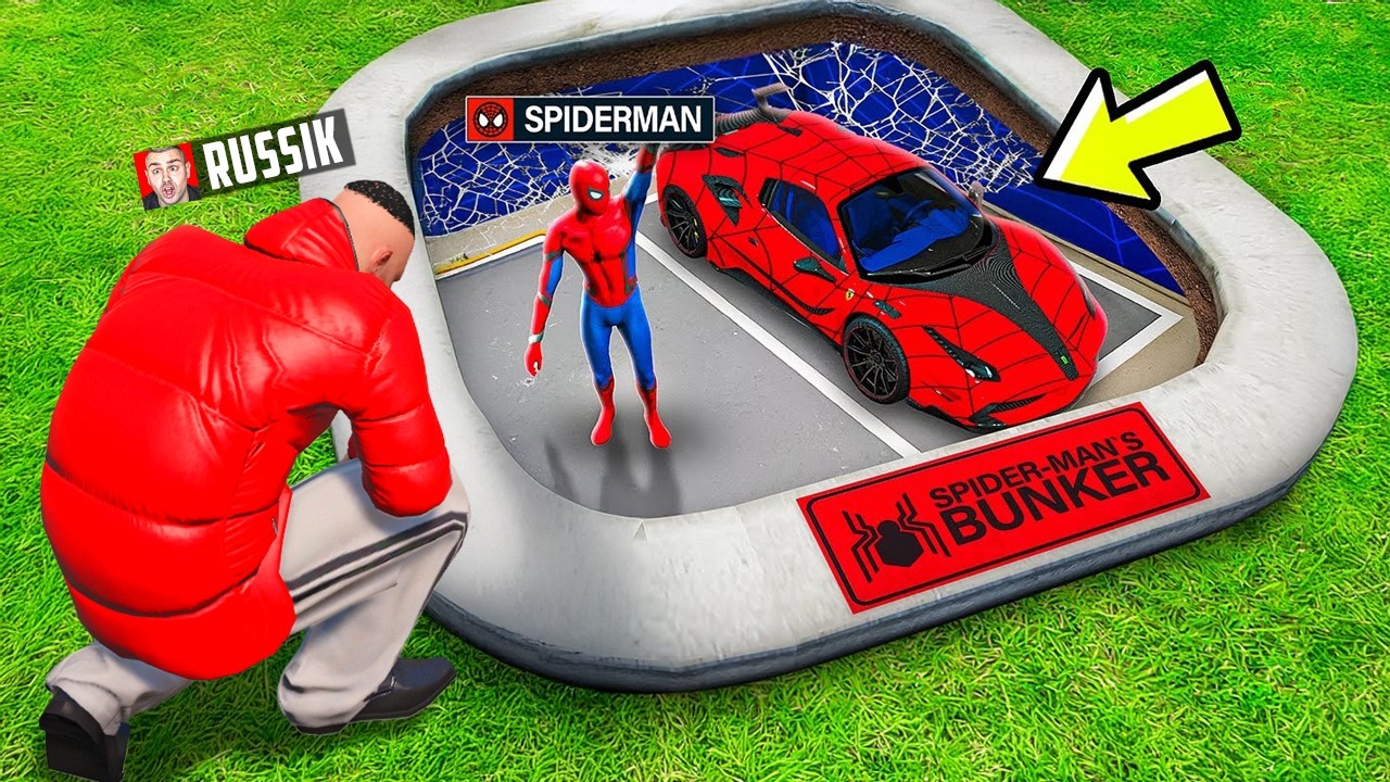 Ich FINDE den GEHEIMEN SPIDERMAN BUNKER in GTA 5!