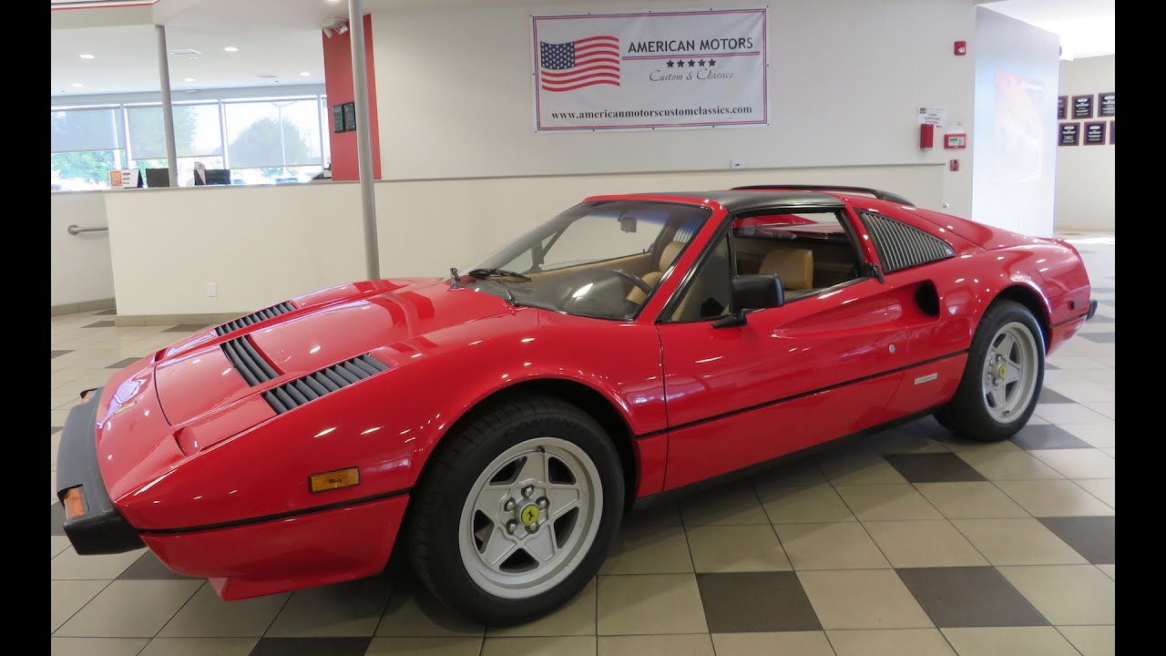 1984 Ferrari 308 GTS Quattrovalvole driving video