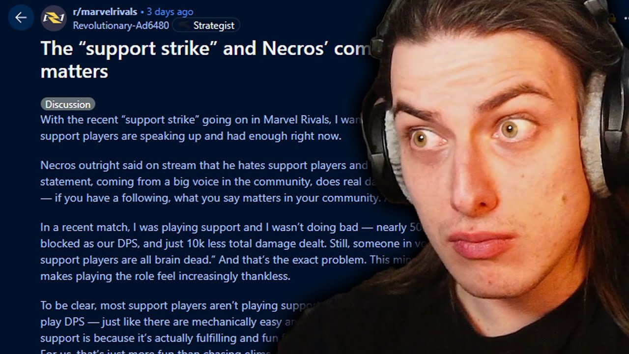 Necros Caused a SUPPORT STRIKE??
