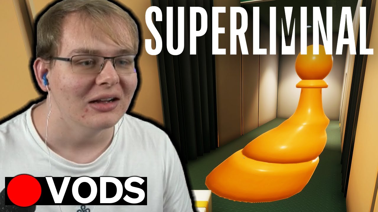 Carson plays Superliminal (FULL GAME)