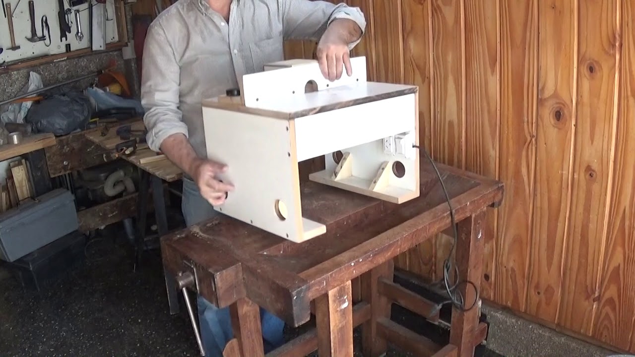 COMO HACER CAJA Y ESPIGA CON ROUTER DE MESA  / Juan Carlos Aquila