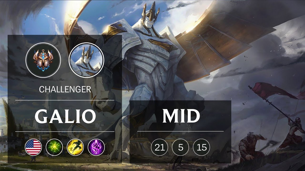 Galio Mid vs Xerath - NA Challenger Patch 9.1