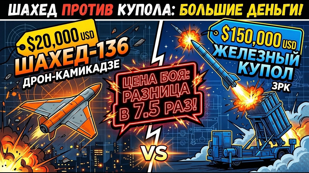 ИРАН VS ИЗРАИЛЬ: Математика краха. Сколько стоит 1 день войны в марте 2026?