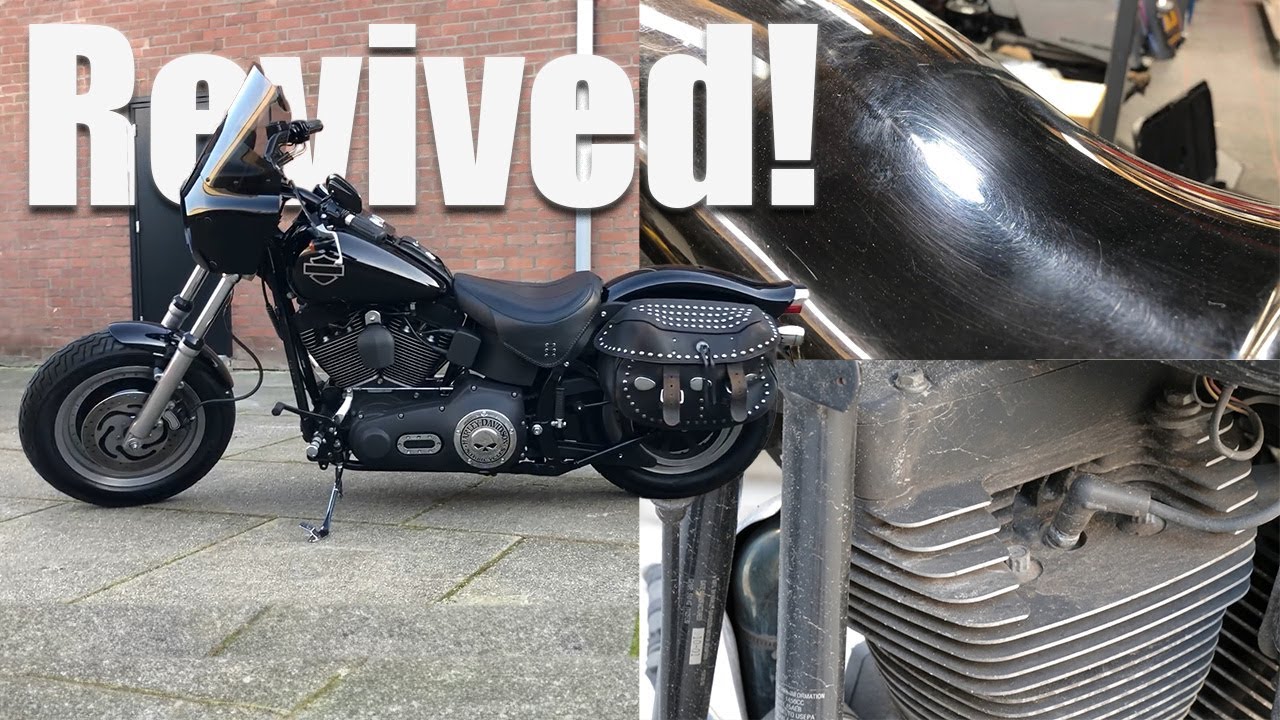 From Barn to Beauty: Harley Street Bob Detailing Transformation!
