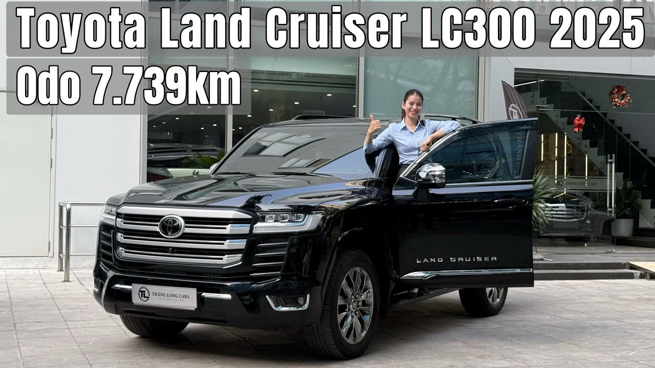Siêu HOT Toyota Land Cruiser LC300 2025 siêu lướt 7.739km | Huệ Phương THĂNG LONG CARS