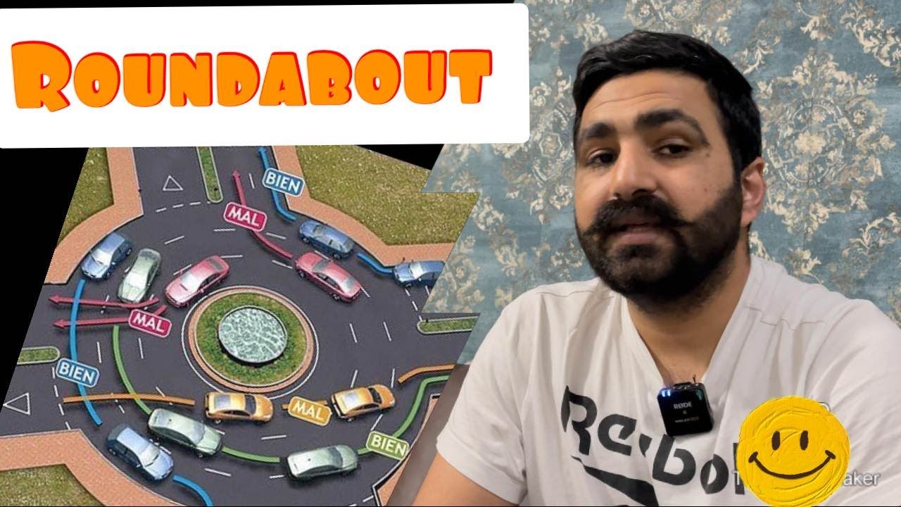 Spain Driving Licence Practical Exam | Roundabout | Rotonda | How to pass through Roundabout| urdu
